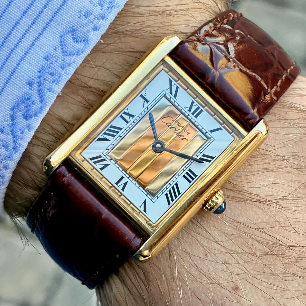 Must de Cartier Tank "Trinity Dial"