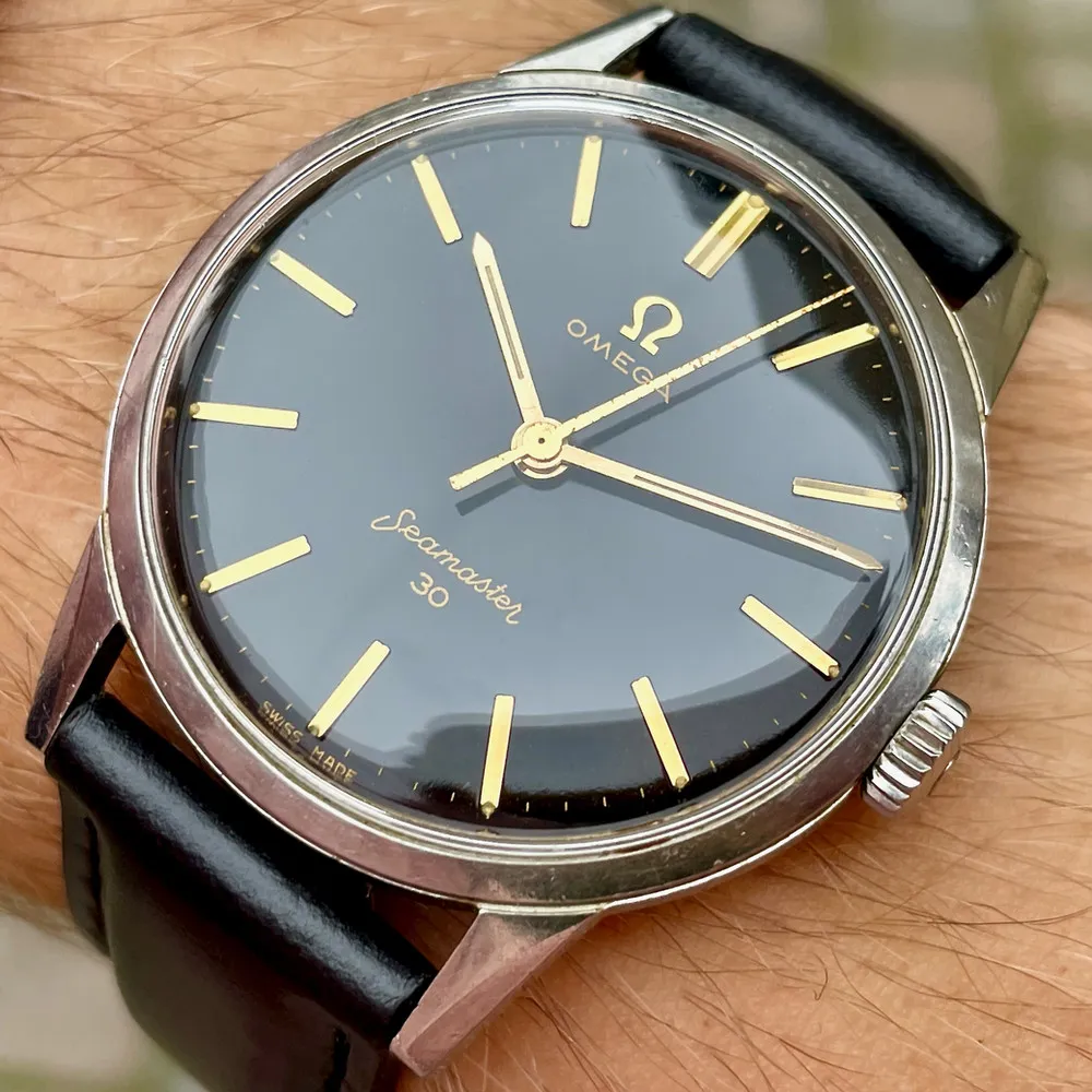Omega Seamaster 30 Black Dial