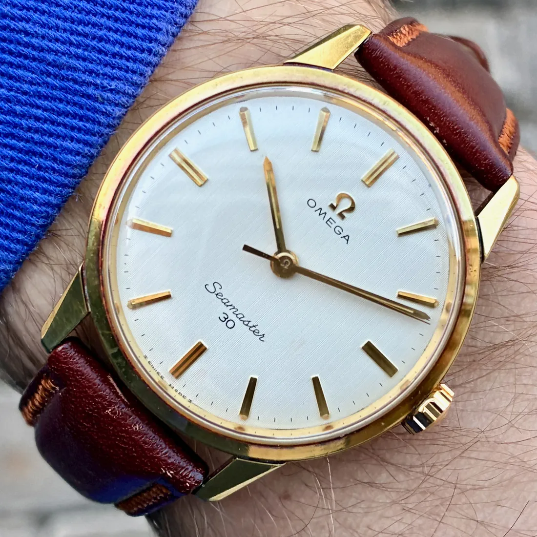 Omega Seamaster 30 Linen Dial