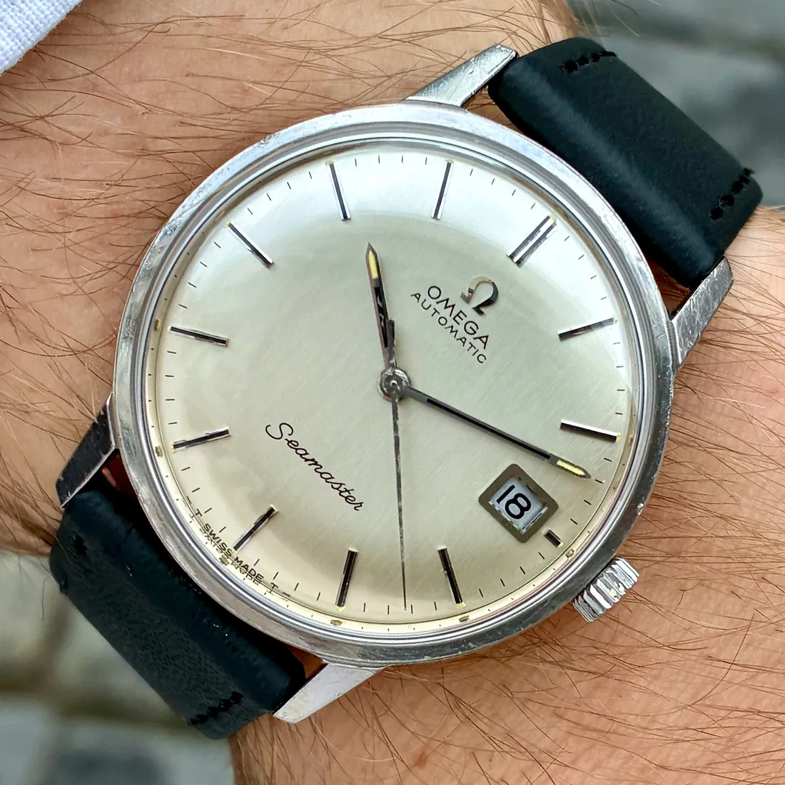 Omega Seamaster Automatic Date "Brushed Dial"