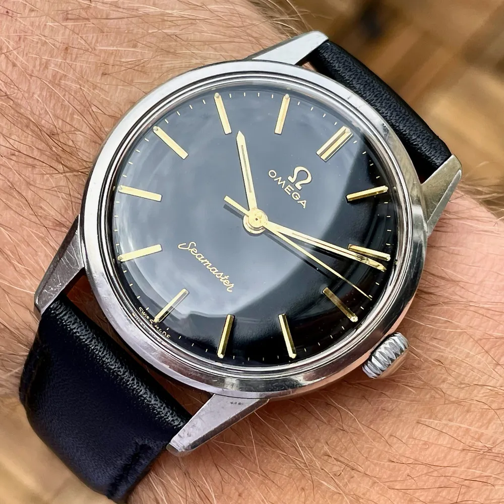 Omega Seamaster Black Dial