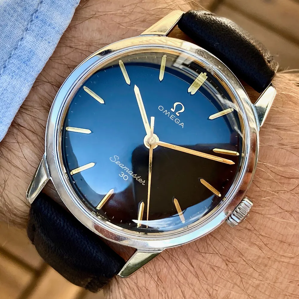 Omega Seamaster Black Dial