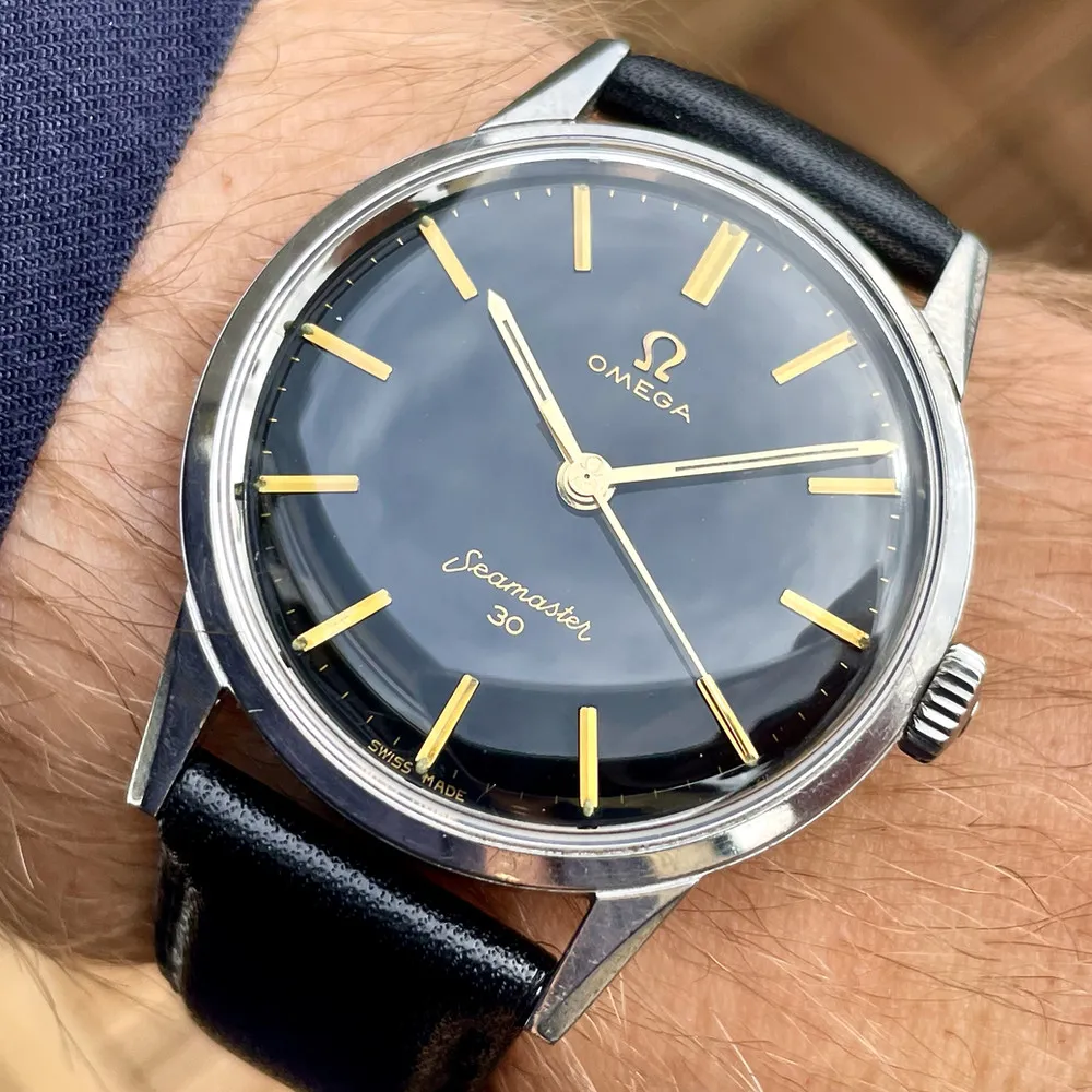 Omega Seamaster 30 Black Dial