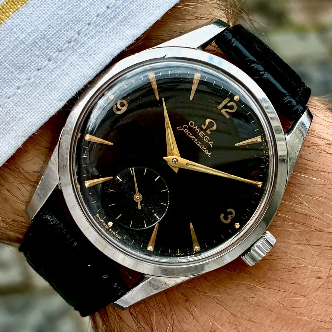 Omega Seamaster Black Dial