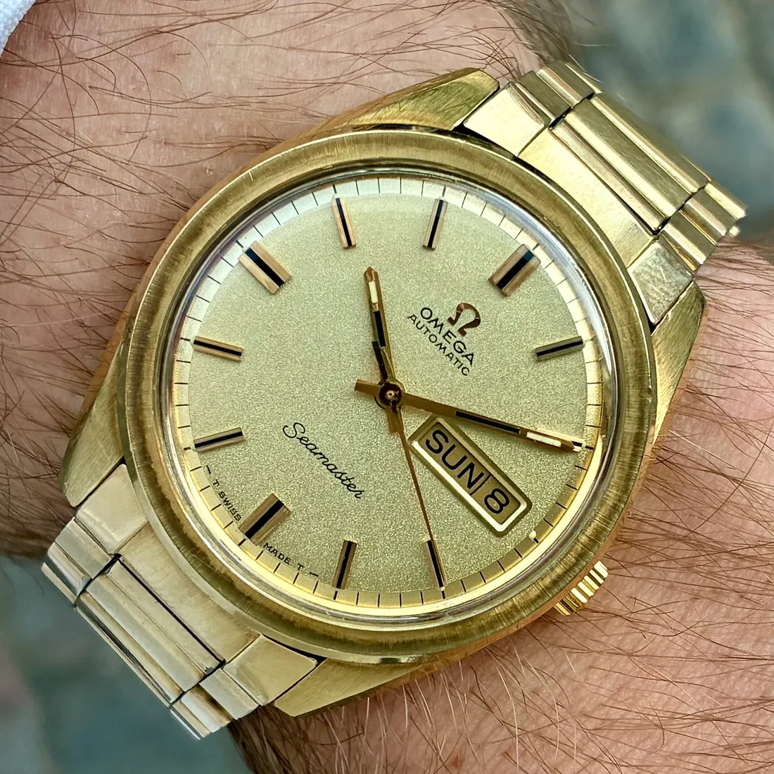 Omega Seamaster Day-Date Jumbo + EoA-papirer