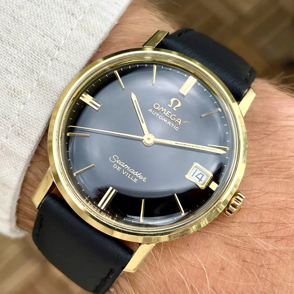 Omega Seamaster De Ville Automatic Date Black Dial