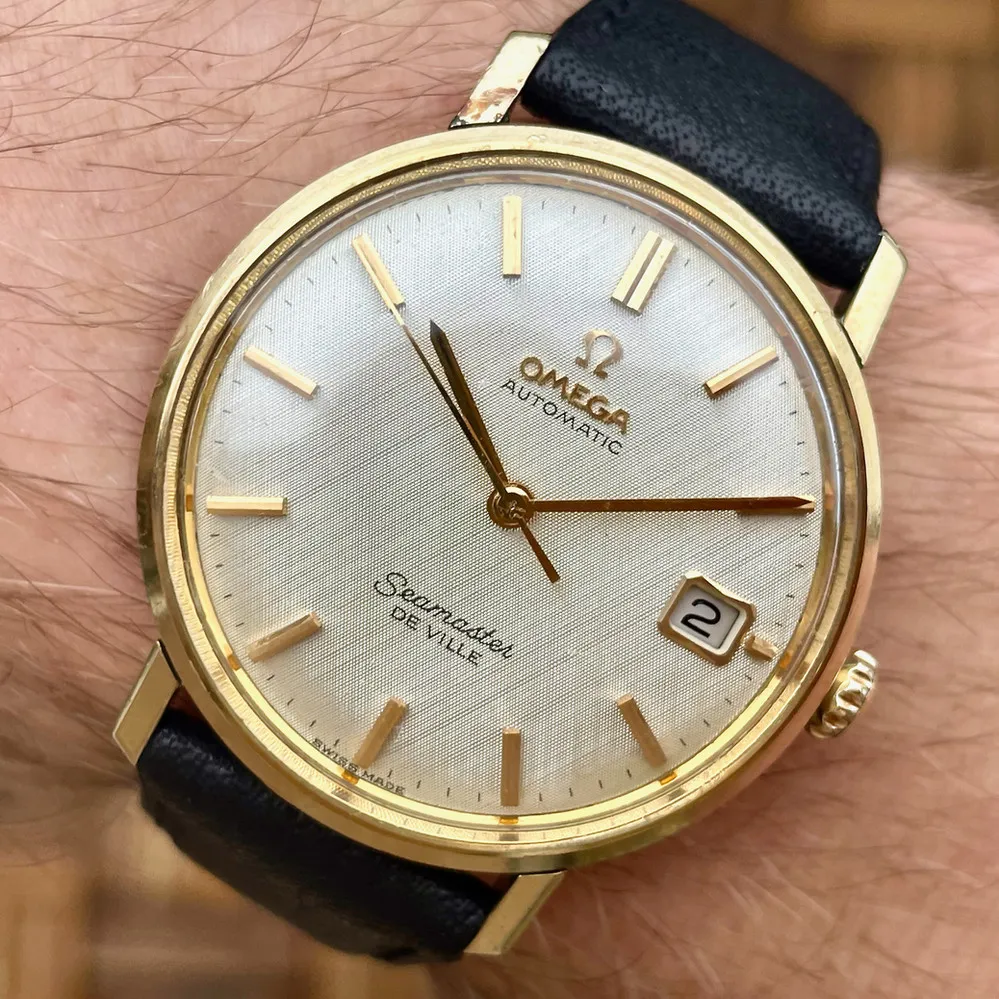 Omega Seamaster De Ville Automatic Date "Linen Dial"