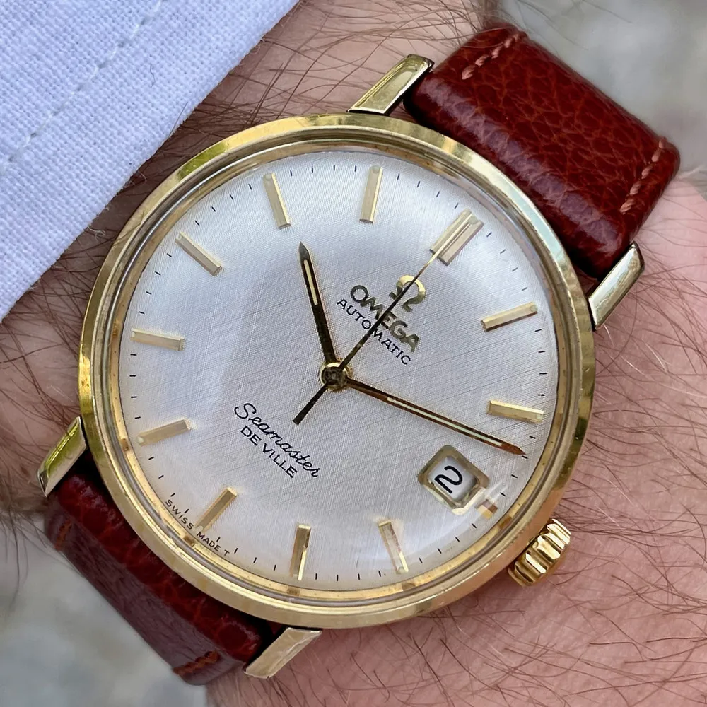 Omega Seamaster De Ville Automatic Date Linen Dial