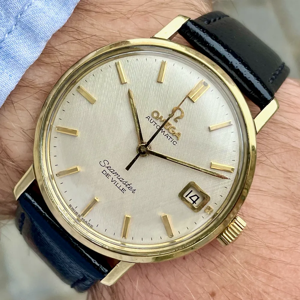 Omega Seamaster De Ville Automatic Date Linen Dial